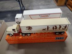 Winross Truck Tractor With Van Trailer