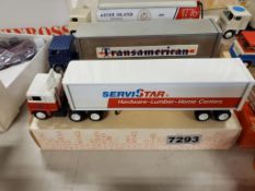 Winross Truck Tractor With Van Trailer