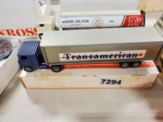 Winross Truck Tractor With Van Trailer