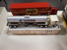 Winross Truck Tractor With Tank Trailer