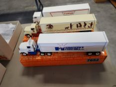 Winross Truck Tractor With Van Trailer