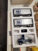 Winross Truck Tractor With Double Trailers