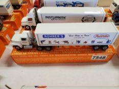 Winross Truck Tractor With Van Trailer