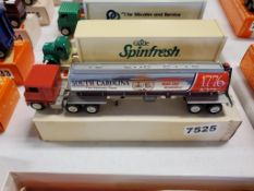 Winross Truck Tractor With Tank Trailer