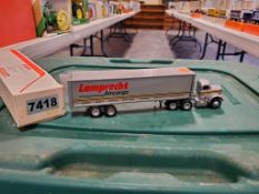 Winross Truck Tractor With Van Trailer