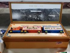 Winross Truck Tractor With Double Trailers