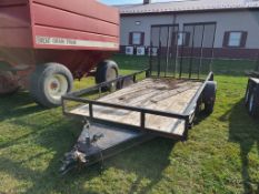 2014 Pequea 8014S Landscape Trailer 'Title in the Office'