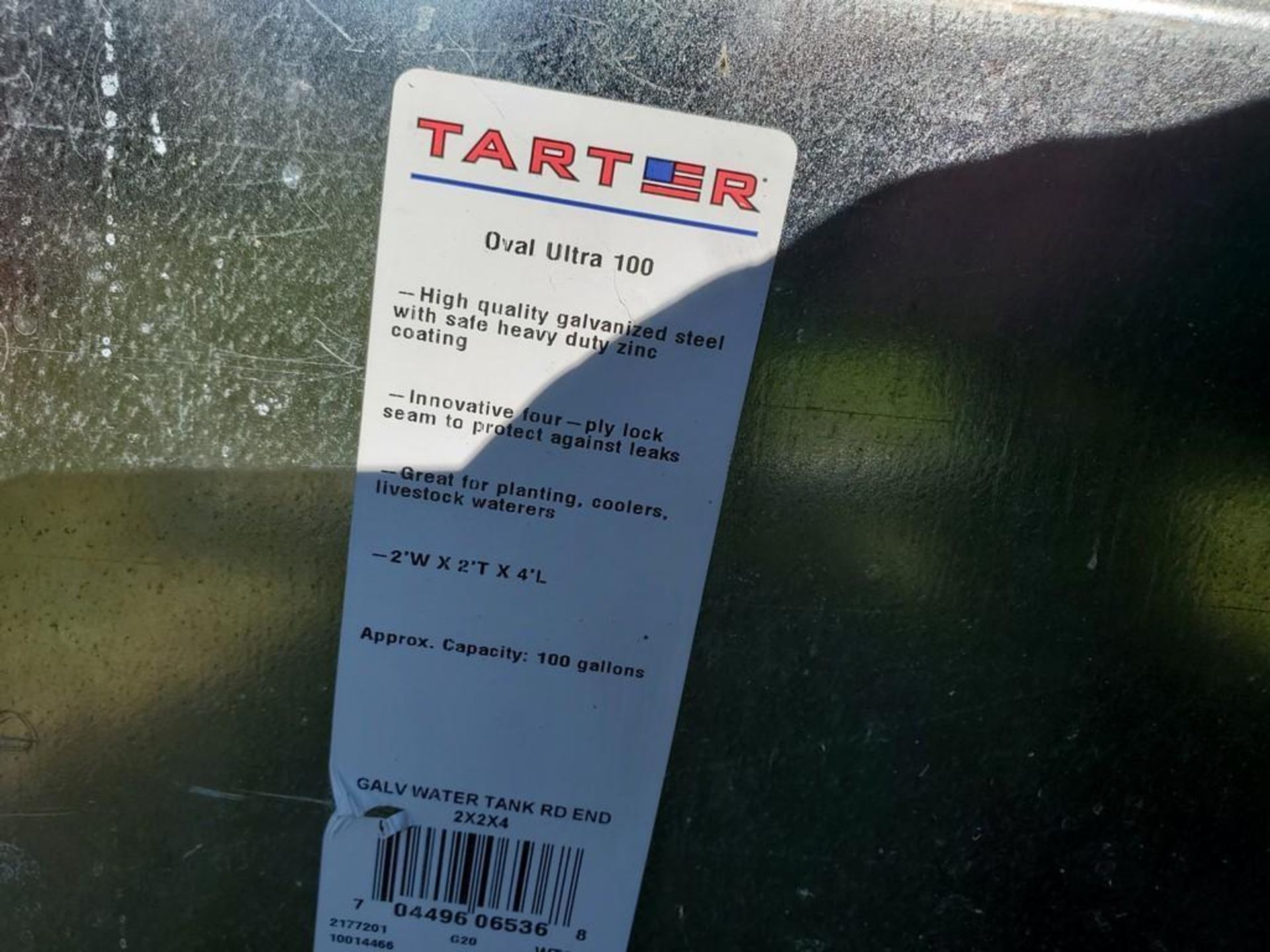 Tarter WT224 Galvanized Water Tank - Image 8 of 14