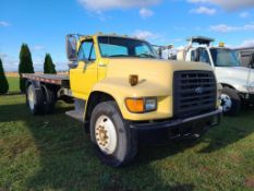 1998 Ford F700 Flatbed Truck 'Title in the Office'