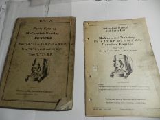 McCormick Deering Engine Books,