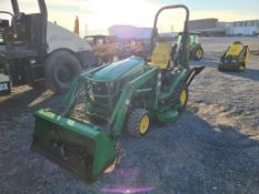 2016 John Deere 1025R Compact Tractor Loader Backhoe 'Ride & Drive'