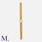 Vacheron & Constantin. A vintage ladies Vacheron & Constantin wristwatch in 18ct yellow gold, manual
