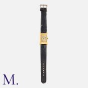 MARVIN, A Vintage Gents Wristwatch in 14k yellow gold, the dial signed Marvin, Arabic numeral