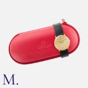 OMEGA, DE VILLE Gold Plated Wristwatch, with 'Silk' Dial, Omega manual wind, cal 620 / 17 jewel