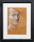 * FRANK MCFADDEN (SCOTTISH b. 1972), PORTRAIT STUDY