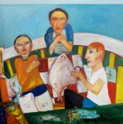 * JOHN BELLANY CBE RA HRSA (SCOTTISH 1942 - 2013), PLAYING CARDS OF THE HALIBUT