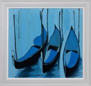 * SIMON LAURIE RSW RGI (SCOTTISH b. 1964), GONDOLAS