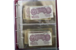 COLLECTION OF BRITISH BANK NOTES,