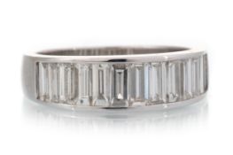 ERIC N SMITH DIAMOND HALF ETERNITY RING,