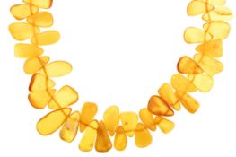 BALTIC AMBER NECKLACE, LATE 20TH CENTURY