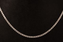 DIAMOND LINE NECKLACE,