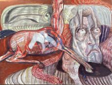 * JAMES HARDIE (SCOTTISH 1938 - 2024), MAN AND HORSE