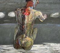 * JAMES HARDIE (SCOTTISH 1938 - 2024), PORTRAIT STUDY : BACK OF MAN