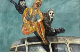 JAMES HARDIE (SCOTTISH 1938 - 2024), 3 FACES OF AMY JOHNSON