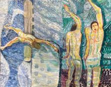 * JAMES HARDIE (SCOTTISH 1938 - 2024), SWIMMERS