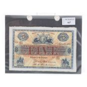 THE UNION BANK OF SCOTLAND FIVE POUND NOTE