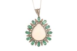 GEM SET PENDANT,
