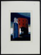 * MICHAEL DURNING PPAI PAI RSW (SCOTTISH b. 1970), DAVID DALE'S HOUSE, CHARLOTTE STREET, GLASGOW,