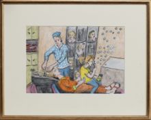 * LADY LUCINDA MACKAY (SCOTTISH b. 1941), BUBBLE LAP