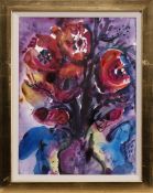 * DAVID COOK (SCOTTISH b. 1957), POPPIES II