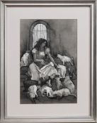 * FIONA C GRAHAM, SPANISH GIRL WITH CATS