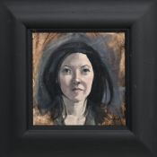 * ALEXANDRA (SANDIE) GARDNER (SCOTTISH b. 1945), LIN : CASUAL STUDY