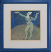 * BRENDA LENAGHAN DA RSW (SCOTTISH 1941 - 2020), CLOWN WHO JUGGLES HEARTS