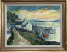 * JAMES WATT RGI (SCOTTISH 1931 - 2022), EVENING SKY, CRINAN
