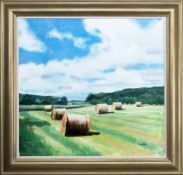 * DELNY GOALEN (SCOTTISH 1932 - 2023), HAY BALES
