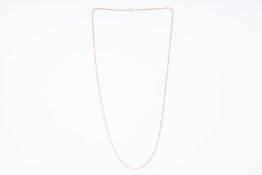 14kt Yellow gold gourmet link necklace. 
Dimensions: approx. 72.5 cm x 2 mm.
Weight: 9.3 grams.
Insp