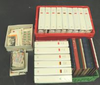 A lot of 15 "edelcollections" including The Soviet Union, Germany etc. Including approx. 10 stock bo