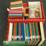 A large number of filled stock albums (approx. 35) and a number of empty albums. The entire world, a