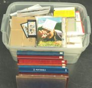 Collection of stamps in stockbooks, The World, In addition stamps and PTT booklets through 2005.