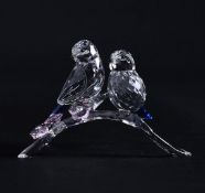 Swarovski, blue tits, Year of issue 2014, 5004727. Includes original box.
7,5 x 10,9 x 6,3 cm.
