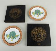 A set of porcelain plates with Le voyage de Marco Polo, Rosenthal for Versace. Germany, late 20th ce