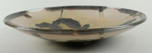 A large glass fusion bowl, Rob Dashorst for Daskan Amsterdam.
Diam. 39 cm.