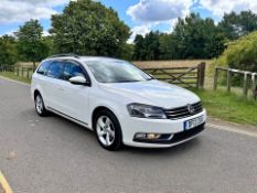 2013 VOLKSWAGEN PASSAT S BLUEMOTION TECH TDI WHITE ESTATE *NO VAT*