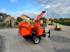NEW/UNUSED SUMMERDALE EXPERT 6” SINGLE AXLE TOWBEHIND WOOD CHIPPER *PLUS VAT*