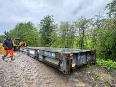 BISON 40FT CONTAINER FLAT RACK BRIDGE *PLUS VAT*