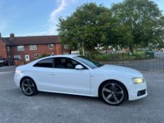 2011 AUDI A5 S LINE BLACK EDITION TDI QUT A WHITE COUPE *NO VAT*
